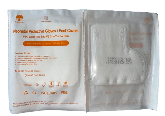 Găng tay/ Vớ bảo vệ tay chân cho trẻ sơ sinh - M007