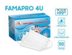 Khẩu trang y tế 4 lớp - FAMAPRO 4U