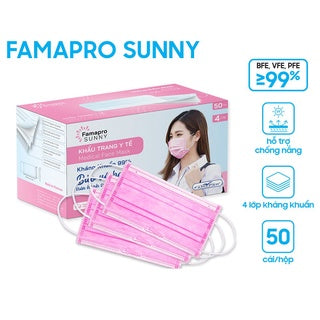 Khẩu trang y tế 4 lớp - FAMAPRO SUNNY