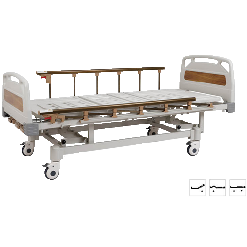 Giường cơ chăm sóc bệnh nhân 3 tay quay - LS-MA3009