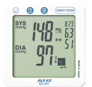 Máy đo huyết áp điện tử Alpk2 K2-231