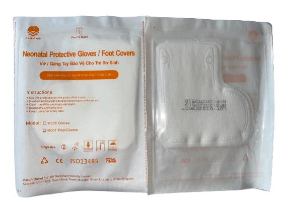 Găng tay/ Vớ bảo vệ tay chân cho trẻ sơ sinh - M007