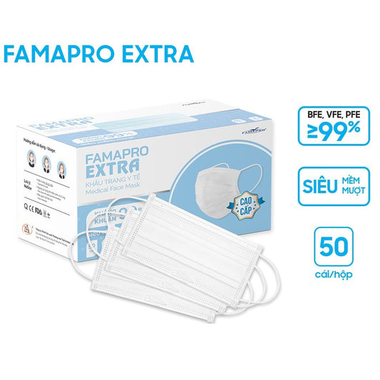 Khẩu trang y tế 4 lớp - FAMAPRO EXTRA