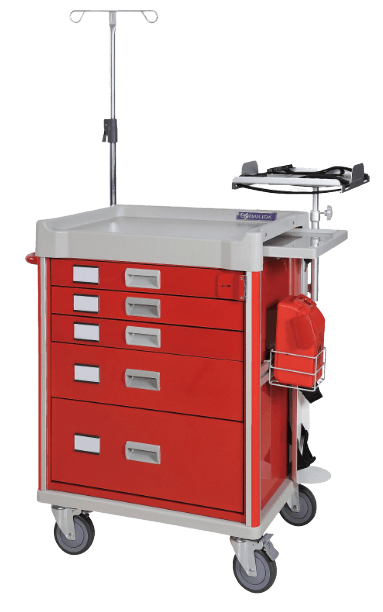 XE ĐẨY LƯU TRỮ Y DỤNG CỤ CẤP CỨU CAO CẤP MX34EMG